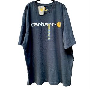 Carhartt Short Sleeve Logo T-Shirt Original Fit Size 2XL Black